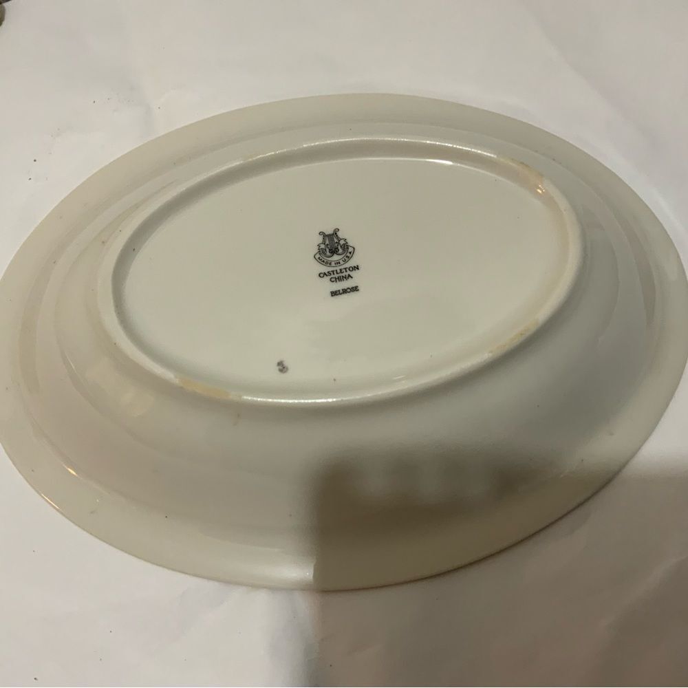 Castleton USA Belrose Oval Vegetable Bowl 10" G15 - Picture 6 of 10